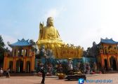 [Thái Nguyên] Khám phá chùa Thiêng Thác Vàng