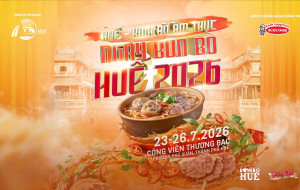 Chờ đón “Ngày bún bò Huế” trong chương trình Huế – Kinh đô ẩm thực 2026