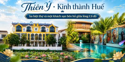 Thiên Ý – Kinh thành Huế, ba biệt thự và một khách sạn bên hồ giữa lòng Cố đô