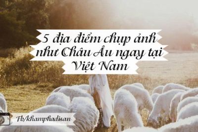 5 địa điểm chụp ảnh như Châu Âu ngay tại Việt Nam