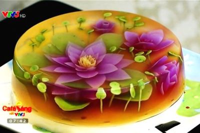 Huế: Giới trẻ “điên đảo” với thạch rau câu 3D đẹp mắt, độc đáo.