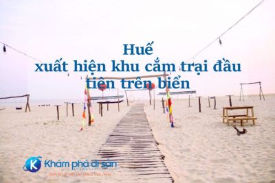 Huế – xuất hiện khu cắm trại đầu tiên trên biển