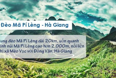 Đèo Mã Pí Lèng – cung đường huyền thoại của dân phượt