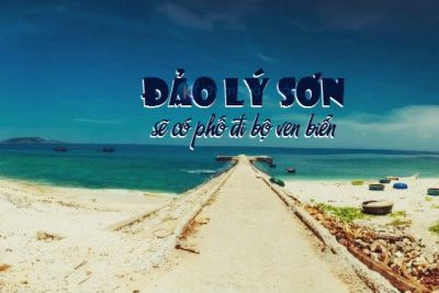 Đảo Lý Sơn sẽ có phố đi bộ ven biển