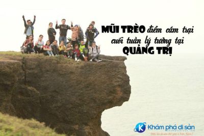 Mũi Trèo điểm cắm trại cuối tuần lý tưởng tại Quảng Trị