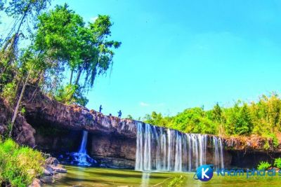 [Bình Phước] vẽ đẹp nguyên sơ hùng vĩ của thác Đắk Mai