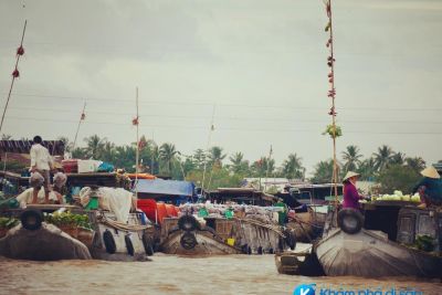 Top những khu chợ nổi độc đáo tại miền Tây