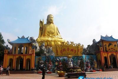 [Thái Nguyên] Khám phá chùa Thiêng Thác Vàng