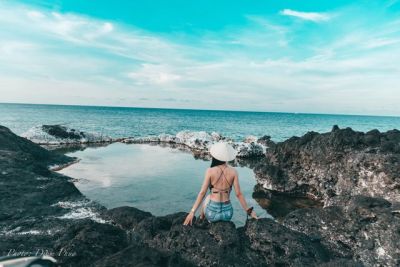 Độc lạ “hồ bơi nổi trên biển” đẹp như trời Âu ở Bình Thuận