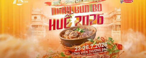 Chờ đón “Ngày bún bò Huế” trong chương trình Huế – Kinh đô ẩm thực 2026