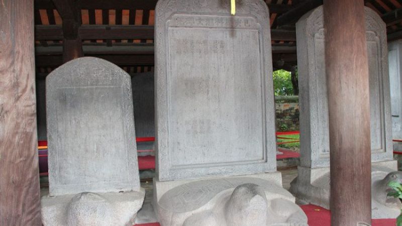 Bia đá các khoa thi tiến sỹ triều Lê và Mạc – Di sản tư liệu thế giới