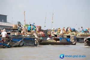 [Tiền Giang] khám phá chợ nổi Cái Bè “thành phố nổi” trên vùng sông nước
