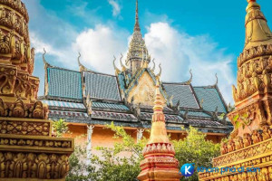 [Bạc Liêu] Chùa Xiêm Cán – một trong những ngôi chùa Khmer đẹp nhất tại Nam Bộ