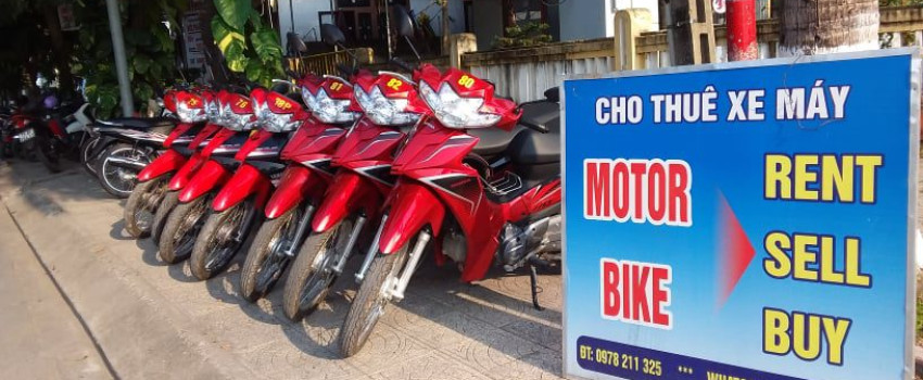 Thuê xe máy Quảng Bình – Thuê xe máy ở Đồng Hới giá rẻ