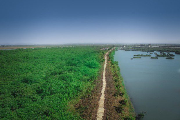 Vườn quốc gia Xuân Thủy là một vùng bãi bồi rộng lớn với tổng diện tích tự nhiên là 7.100 ha. Vườn được UNESCO công nhận là vùng lõi của Khu dự trữ sinh quyển thế giới khu vực ven biển liên tỉnh đồng bằng châu thổ sông Hồng.