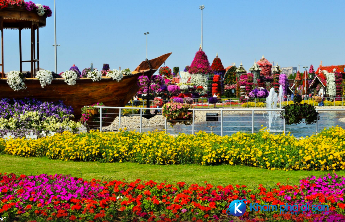 vườn hoa Dubai Miracle khamphadisan14
