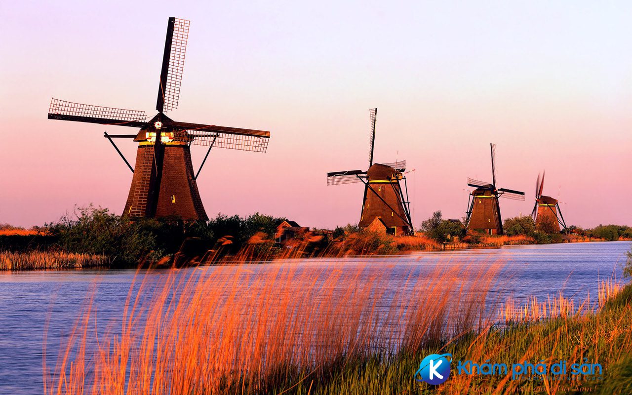 [Hà Lan] Kinderdijk – Ngôi nhà nhỏ của những chiếc cối xay gió