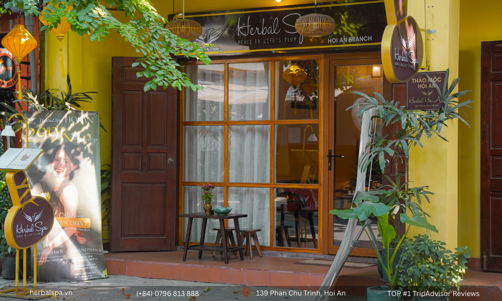 Herbal Spa Hoi An: Địa chỉ Spa thư giãn chất lượng tại Hội An 1 Herbal Spa Hoi An: Địa chỉ Spa thư giãn chất lượng tại Hội An