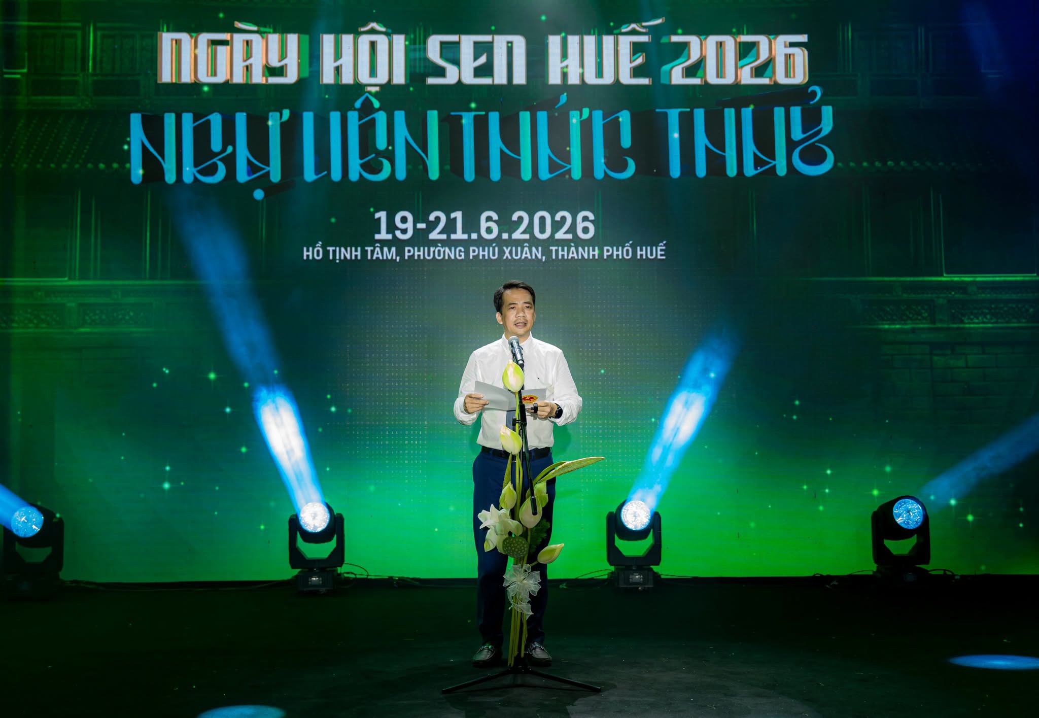 Đêm huyền ảo tại “Thức Thủy Show” đánh thức mọi giác quan cùng Ngày Hội Sen Huế