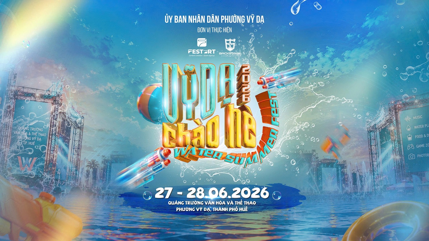 [Sự kiện] VỸ DẠ CHÀO HÈ – WATER SUMMER FEST 2026: “Đánh thức làn sóng mới” tại Cố đô Huế